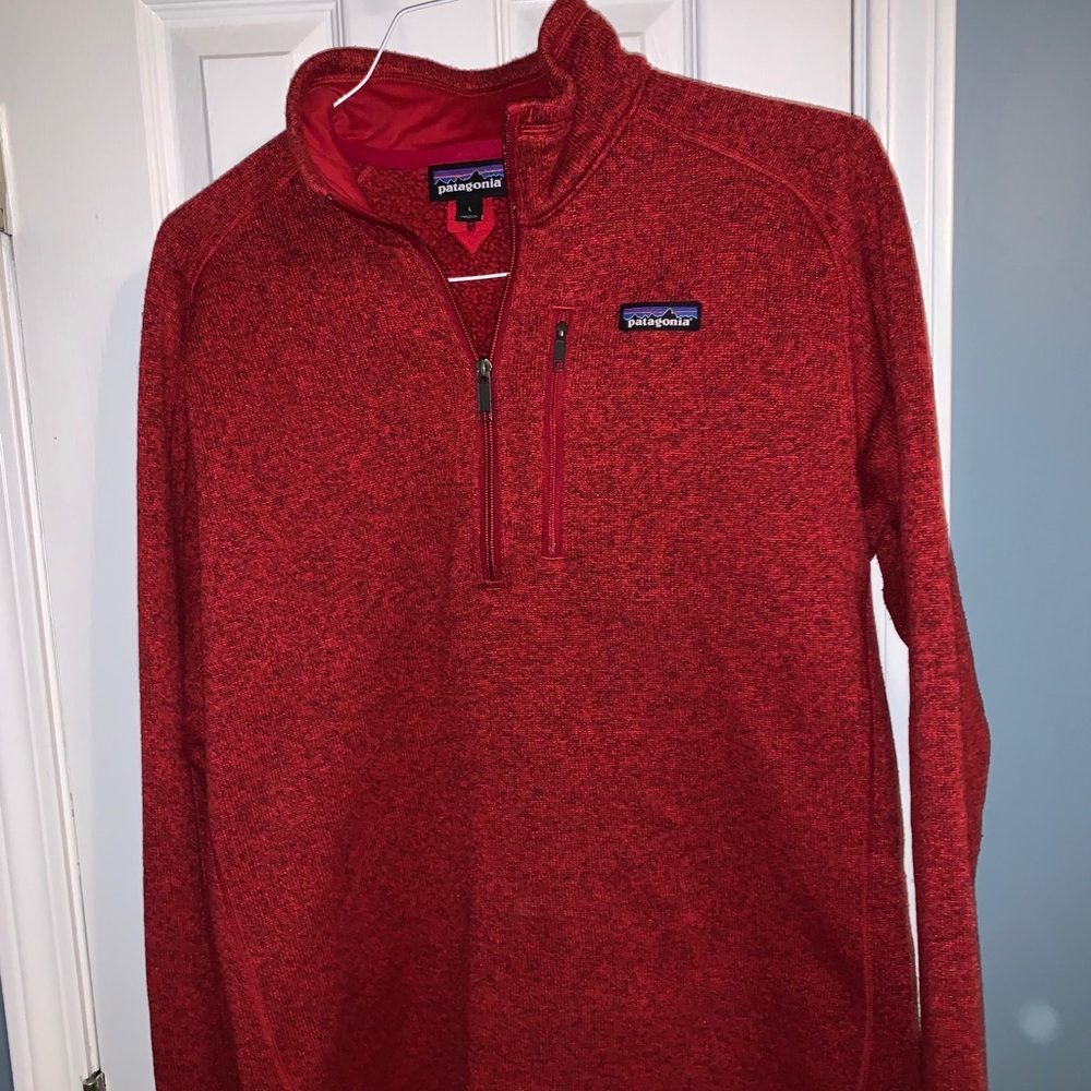 Red Patagonia pullover